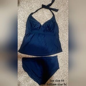 Plus size tankini bathing suit